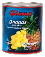 Ananas kostky 1x567g - DUA CUC