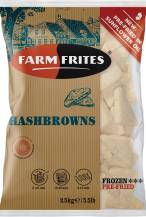 Farm Frites - Hashbrowns s cibulí 4x2500g/kart.