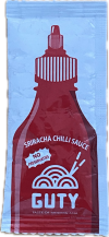 GUTY Chilli omáčka 500x7g/kart GUTY Chilli omáčka 500x7g/kart