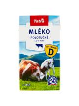 Tatra mléko trvanlivé polotučné 1,5% 12x1l/kart - SUA TUOI
